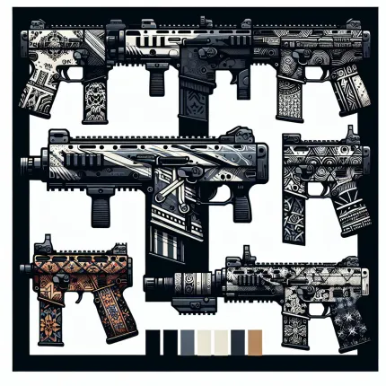 все скины на mp9