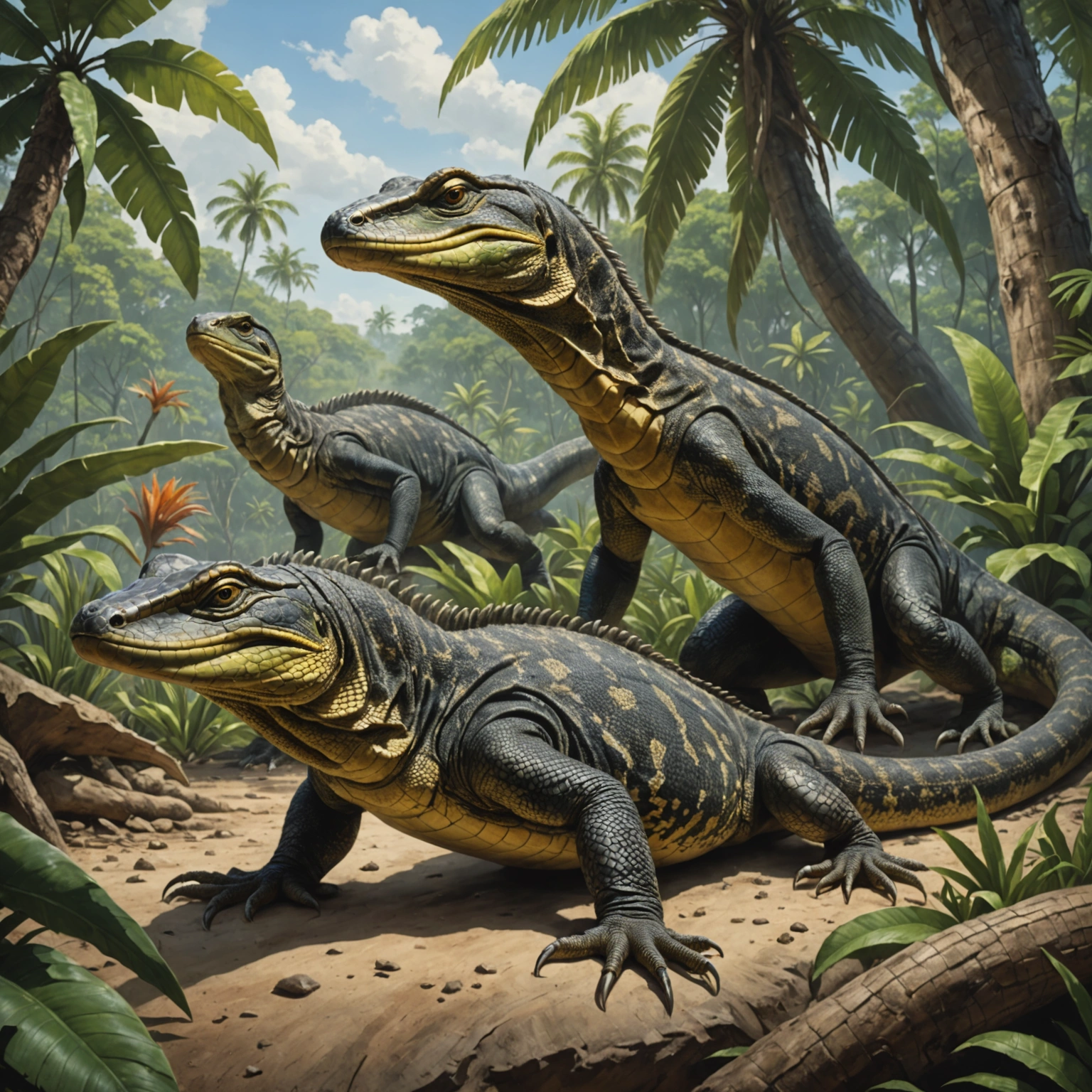 Вараны: загадочные обитатели островов и искусные охотники