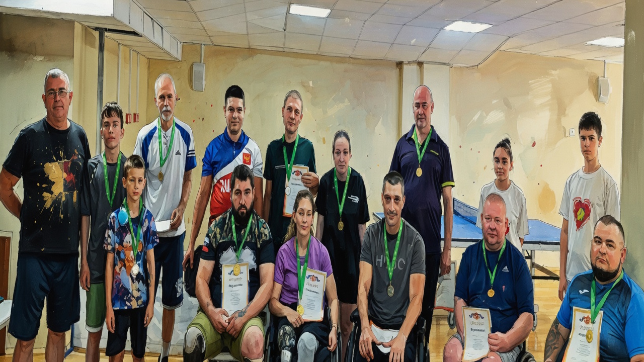 Тацинцы взяли золото и серебро. Чемпионат по теннису среди людей с ОВЗ